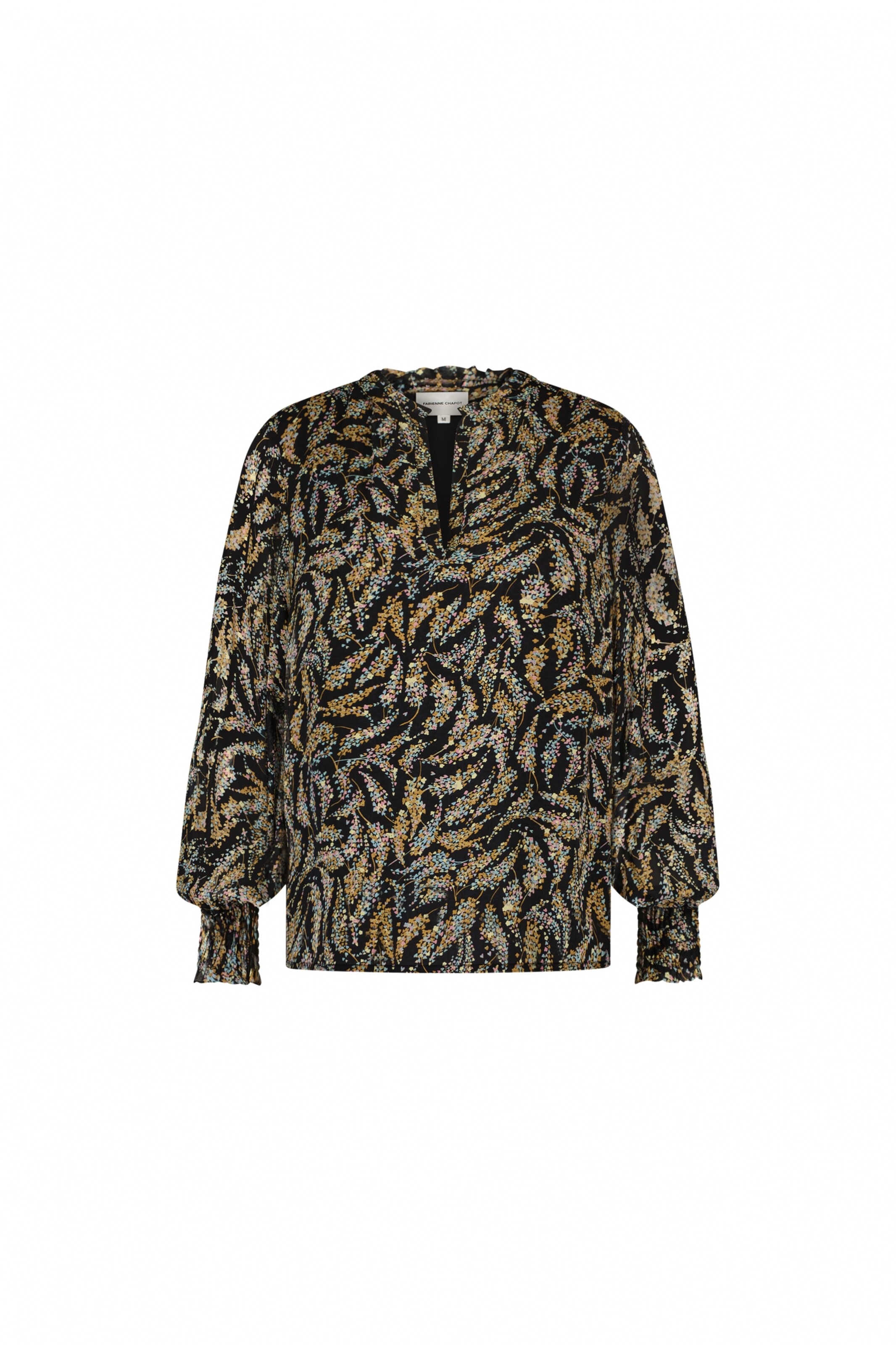 Fabienne Chapot Blouse 'Cliff' in Black: front