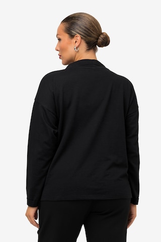 Ulla Popken Sweatshirt in Schwarz