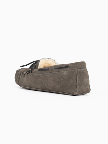 Minnetonka Moccasins in Grey