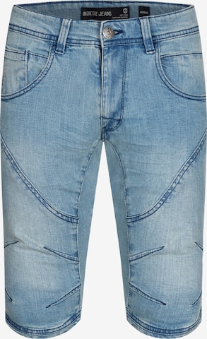 INDICODE JEANS Regular Shorts 'Leon' in Blau: predná strana