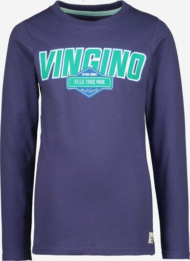 VINGINO Тениска 'Jaxson' в синьо / нефритено зелено / лилав / бяло, Преглед на продукта