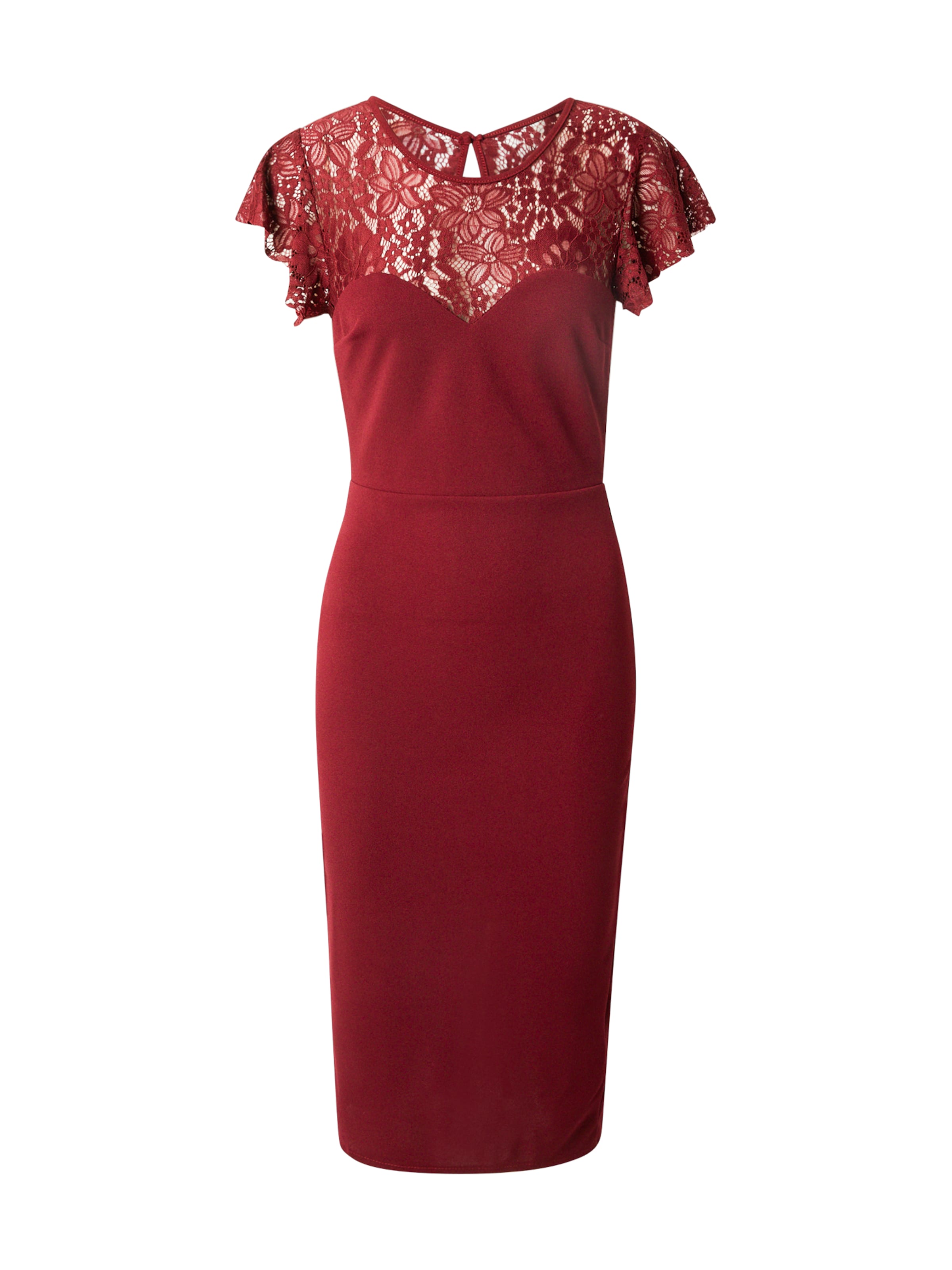 Robe de cocktail 'DELLA' WAL G. en rouge : devant