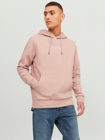 JACK & JONES Sweatshirt in Roze: voorkant