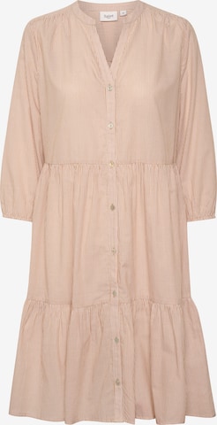 SAINT TROPEZ Shirt dress 'Mabel' in Beige: front