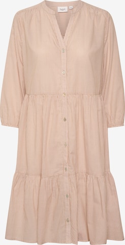 SAINT TROPEZ Shirt Dress 'Mabel' in Beige: front