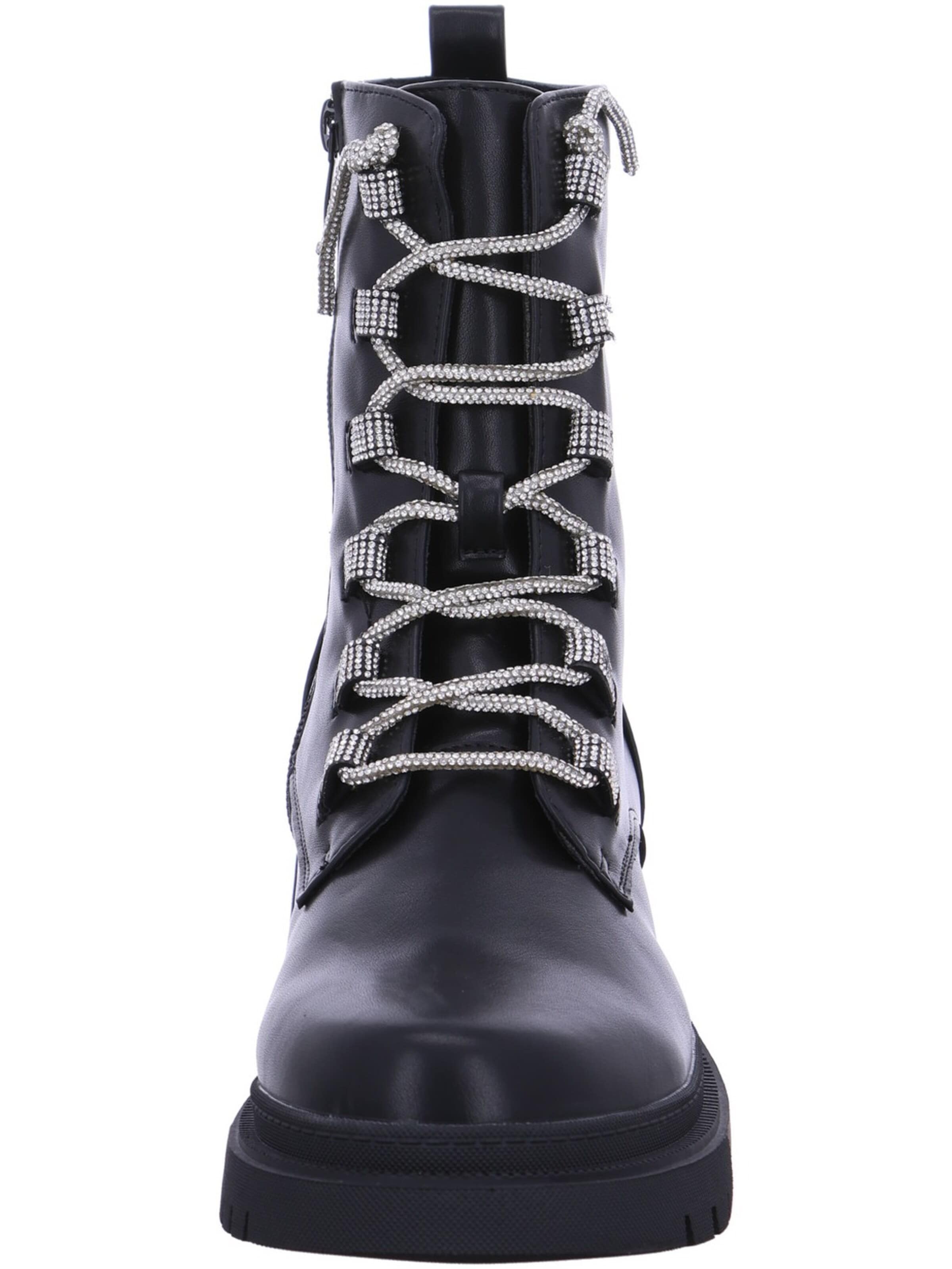 LA STRADA Booties 'La Strada Schnürstiefel Schwarz' in Black