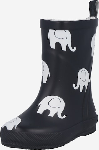 CeLaVi Rubber Boots in Black: front