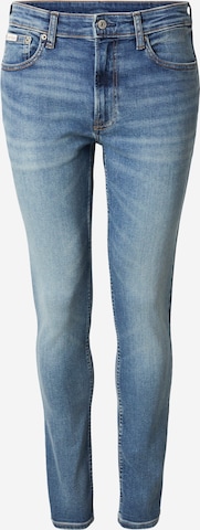 Calvin Klein Jeans Skinny Jeansy w kolorze niebieski: przód