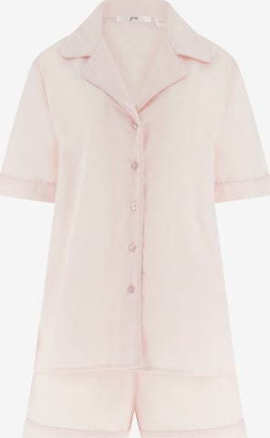 rožinė GUESS Pižama su šortais 'EMILE': priekis