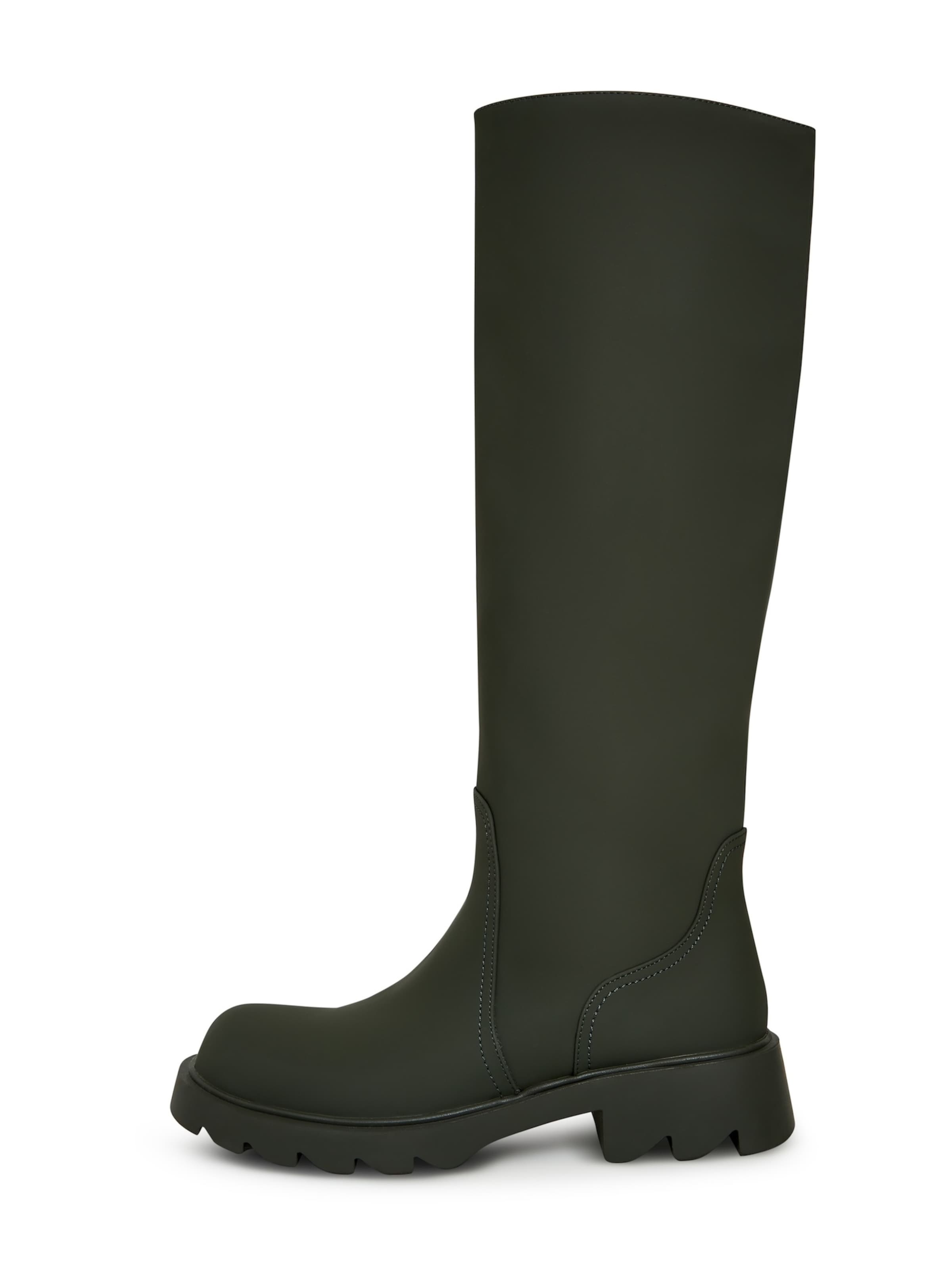 CESARE GASPARI Bottes en 36 en vert foncé, Vue avec produit