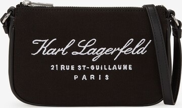 Karl Lagerfeld - Bolso de hombro 'Hotel' en negro: frente