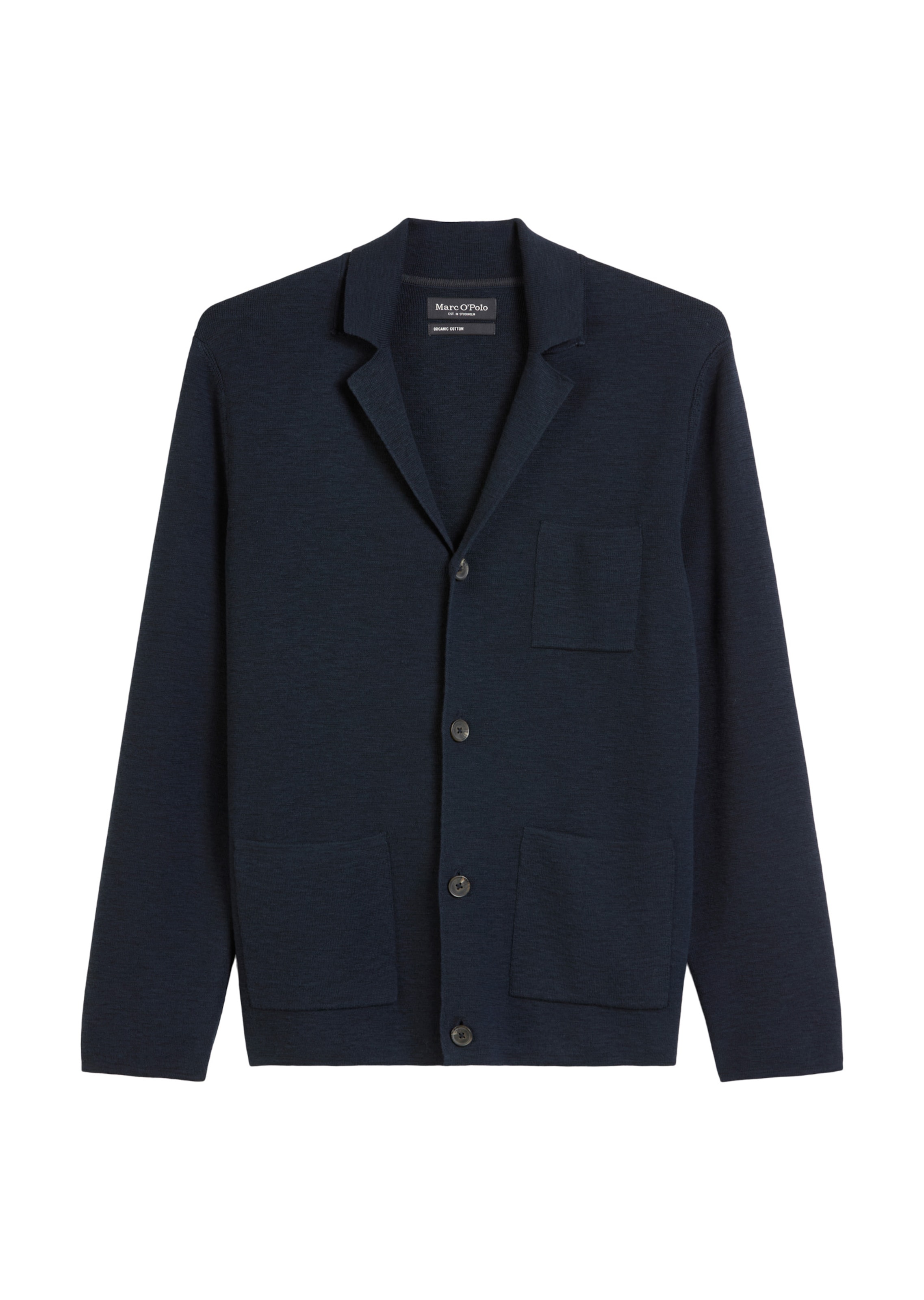 Marc O'Polo Regular fit Colbert in Blauw: voorkant