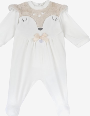 CHICCO Romper/Bodysuit in White: front