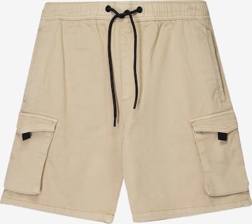 Bershka Loosefit Gargohousut värissä keltainen: etupuoli