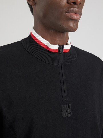 HUGO - Pullover 'Selo' em preto