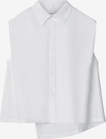 Adolfo Dominguez - Blusa en blanco: frente