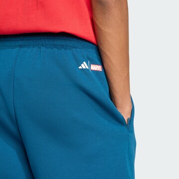 ADIDAS SPORTSWEAR Regular Sportbroek 'Adidas x Marvel Spider-Man' in Blauw