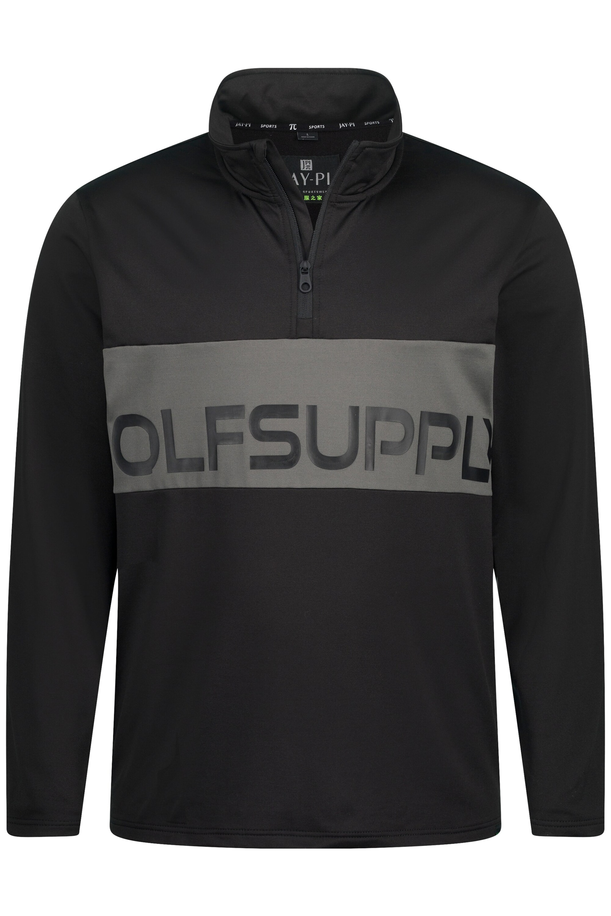 JAY-PI Functioneel shirt in Zwart: voorkant