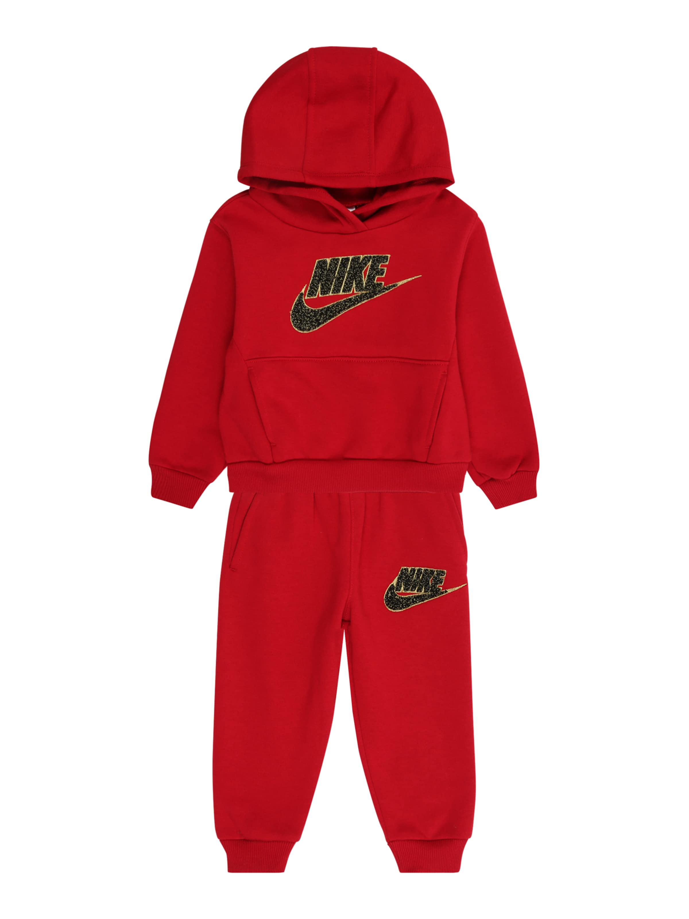 Nike Sportswear Träningsoverall 'CLUB FLC' i röd: framsida