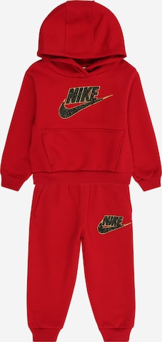 Nike Sportswear Joggingová souprava 'CLUB FLC' – červená: přední strana