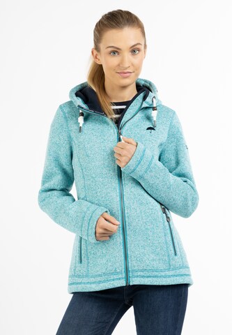 Schmuddelwedda Fleece Jacket in Blue: front