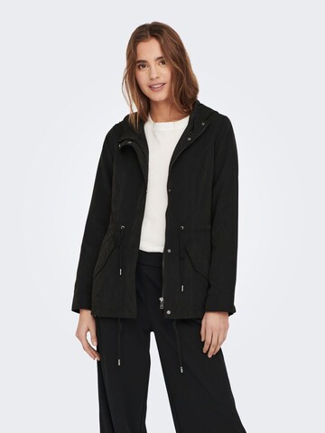 ONLY Between-Seasons Parka in Black: front