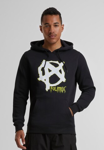 Sweat-shirt MT Men en noir : devant
