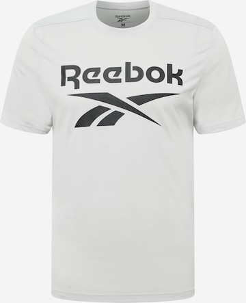 Reebok Funkční tričko – šedá: přední strana