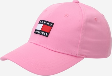 TOMMY HILFIGER Шляпа 'HERITAGE' в Ярко-розовый: спереди
