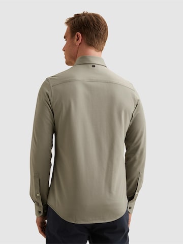 VANGUARD Regular fit Overhemd 'Elevated Knit shirt with widespread collar' in Groen