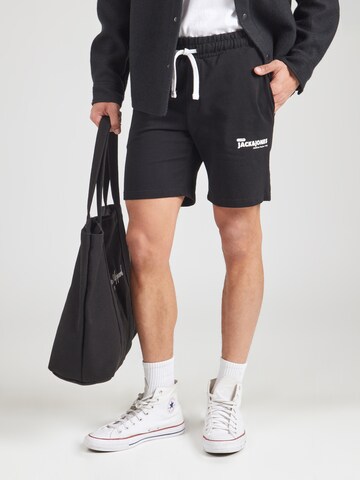 JACK & JONES Обычный Штаны 'JPSTGORDON' в Черный: спереди