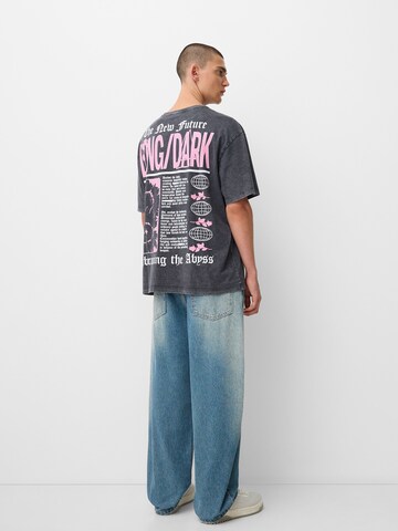 T-Shirt Bershka en gris