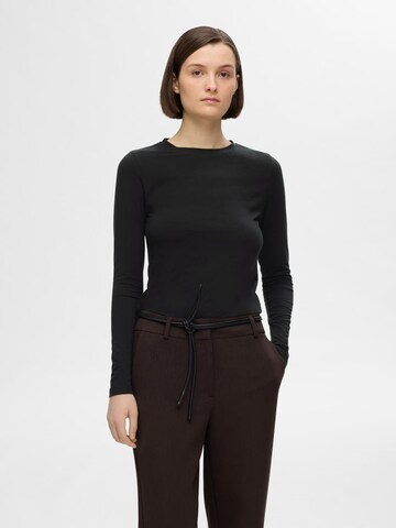 SELECTED FEMME Koszulka 'MANJA' w kolorze czarny: przód