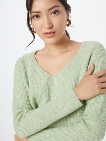 PIECES Pullover 'Ellen' in Grün