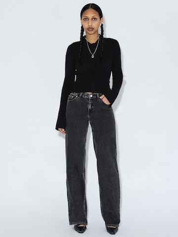 Dr. Denim Regular Jeans 'Addy Mid Straight' in Zwart
