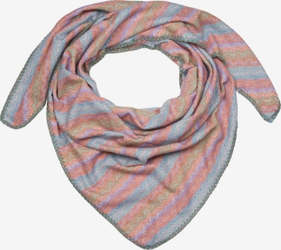 styleBREAKER Tuch 'Dreieckstuch Zick-Zack Webmuster' in One Size in türkis, Produktansicht