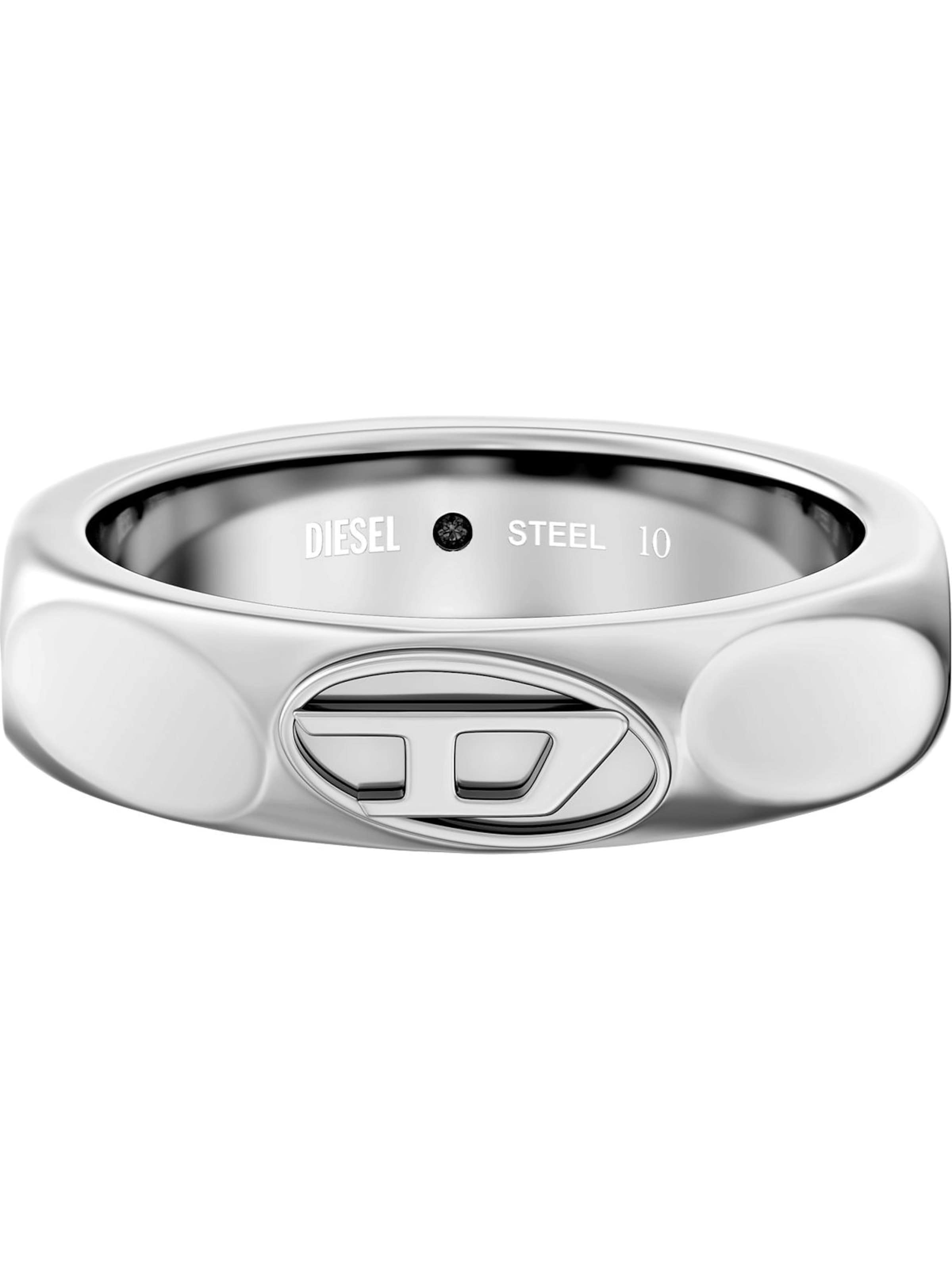 DIESEL Ring in Silber