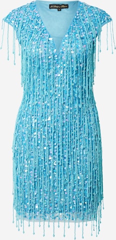 A STAR IS BORN Cocktail Dress in Blue: front