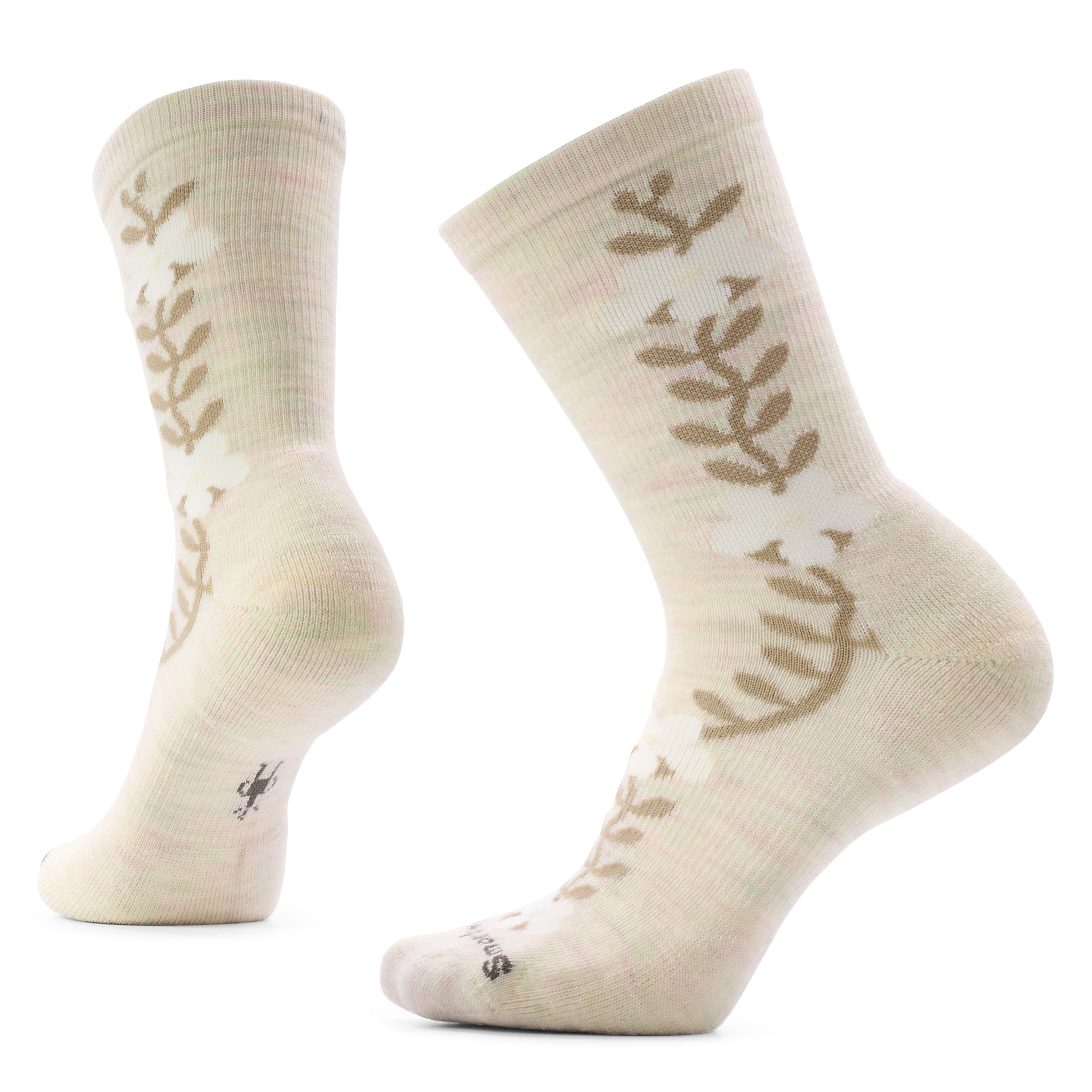 Chaussettes 'Everyday Garden Vine' SMARTWOOL en beige : devant