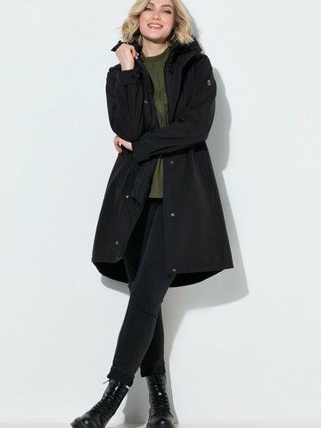 Ulla Popken Weatherproof jacket in Black