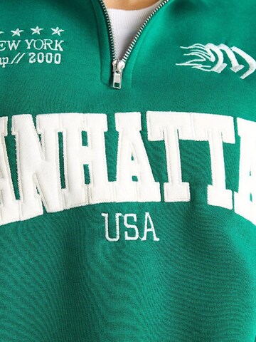 Felpa di Bianco Lucci in verde