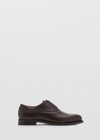 MANGO MAN Lace-Up Shoes in Brown