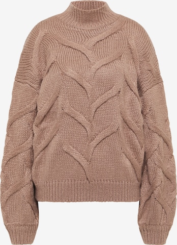 IZIA - Pullover em castanho: frente