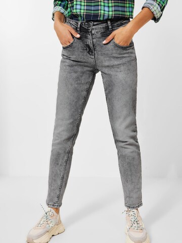 Slimfit Jeans 'Toronto' di CECIL in grigio: frontale