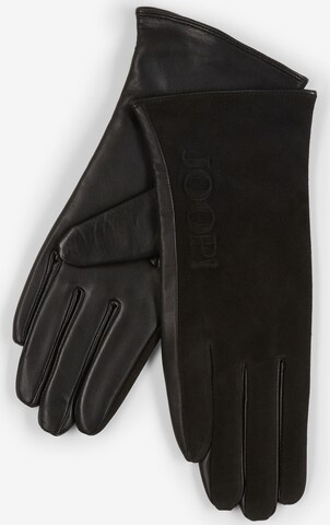 JOOP! Full Finger Gloves in Black: front