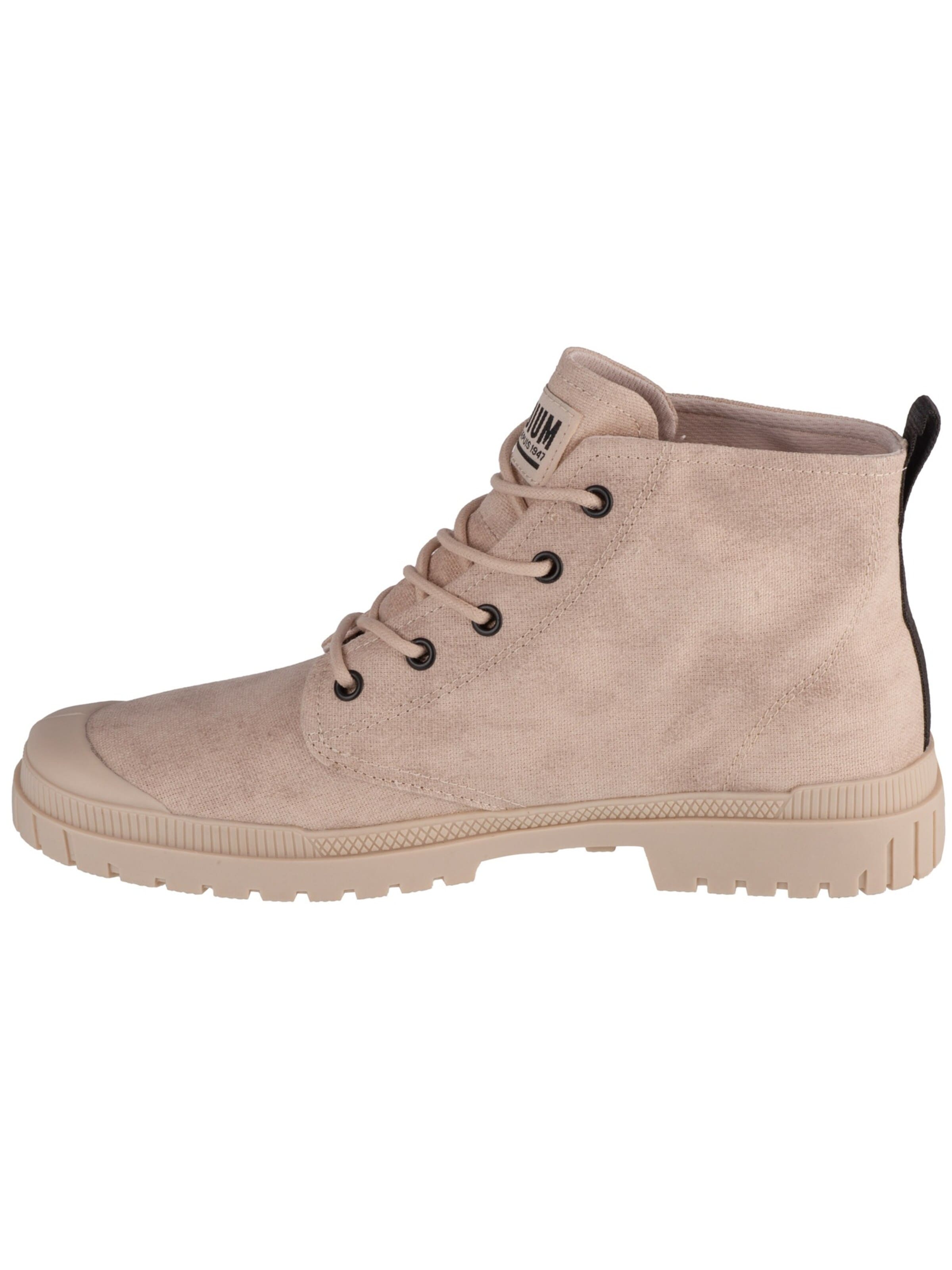 Baskets hautes 'Palladium Pampa SP20 Hi Wax' Palladium en beige : devant