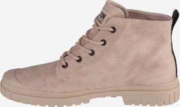 Palladium Sneakers hoog 'Palladium Pampa SP20 Hi Wax' in Beige: voorkant