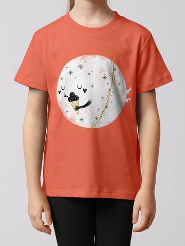 watabout.kids Shirt 'Planet mit Eis' in Oranje