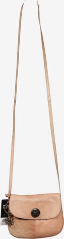 PIECES Handtasche klein Leder One Size in Beige: Vorderseite