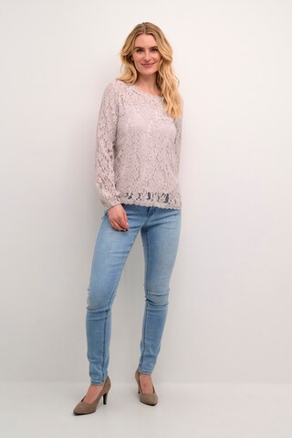 Cream Blouse 'Kit' in Beige